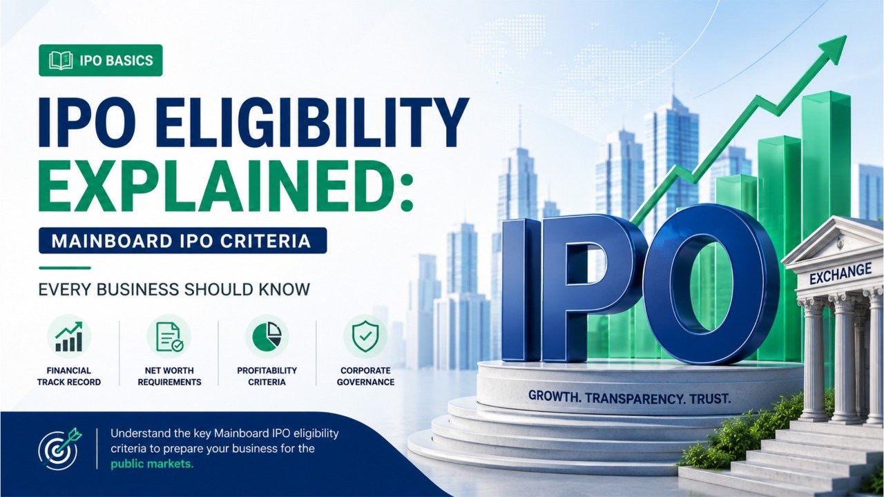 IPO Eligibility Explained: Mainboard IPO Criteria Every Business Should Know